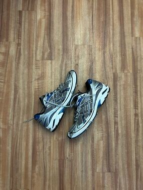 Asics Men’s Running Shoes - Silver & Navy Blue